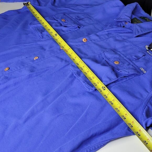 1999 ORVIS Hong Kong VINTAGE Orvis EAGLE NEST LODGE MONTANA FISHING SHIRT XXL - Picture 2 of 16